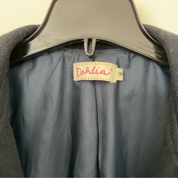 Dahlia navy coat women’s size medium - Picture 4 of 5